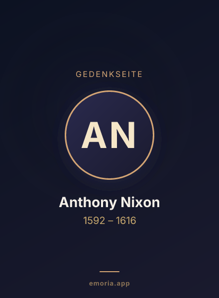 Gedenkportrait von Anthony Nixon