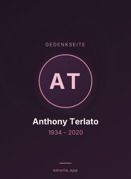 Gedenkportrait von Anthony Terlato