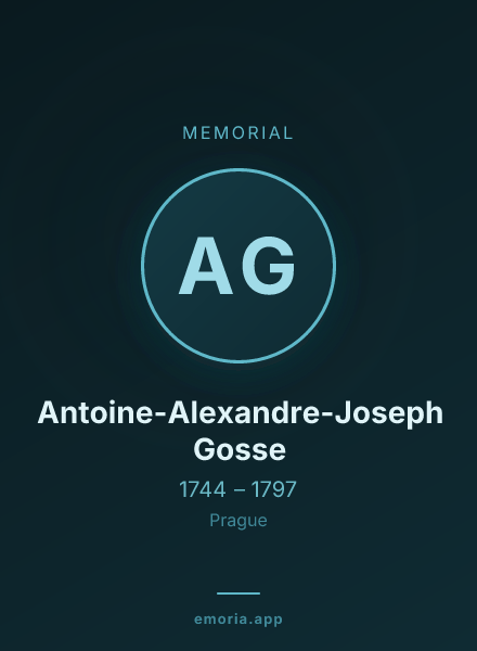 Memorial portrait of Antoine-Alexandre-Joseph Gosse