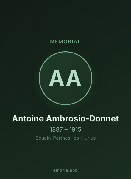 Memorial portrait of Antoine Ambrosio-Donnet