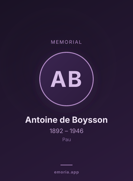Memorial portrait of Antoine de Boysson