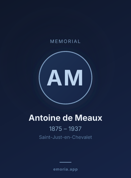 Memorial portrait of Antoine de Meaux