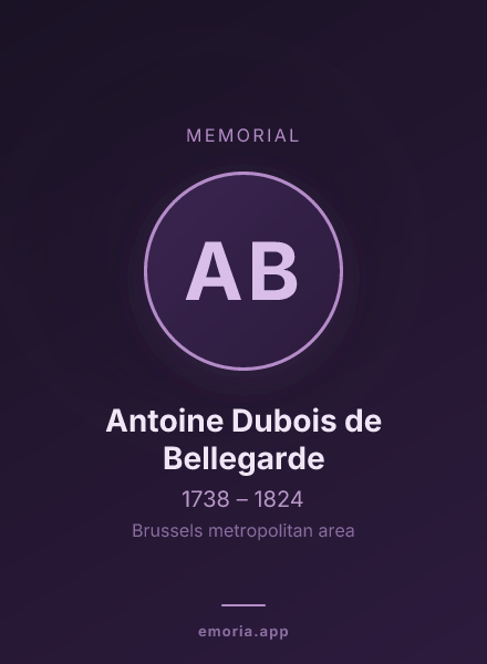 Memorial portrait of Antoine Dubois de Bellegarde