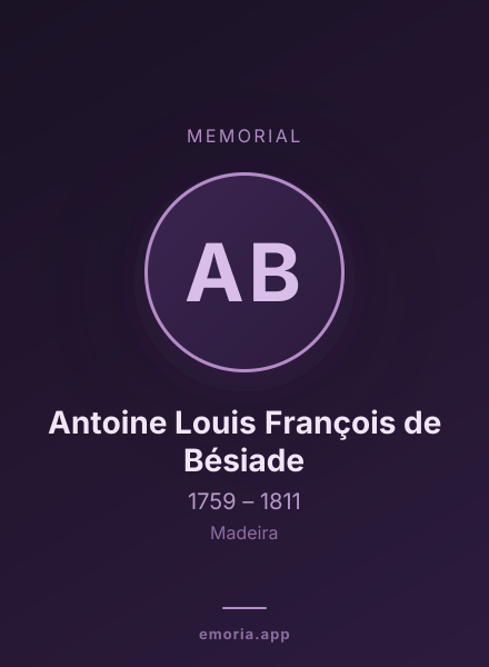 Memorial portrait of Antoine Louis François de Bésiade