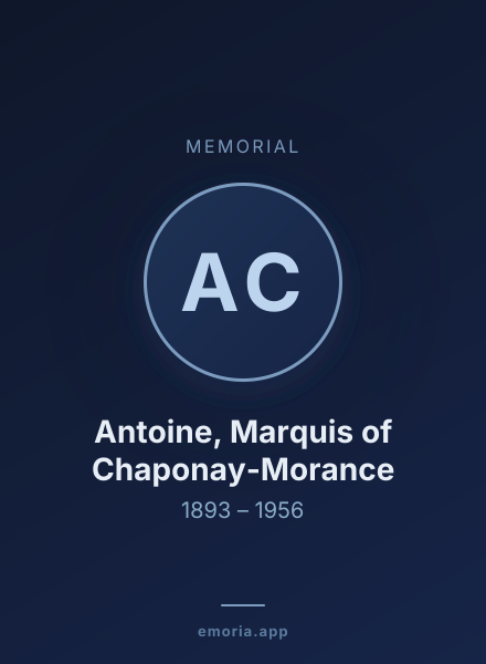 Memorial portrait of Antoine, Marquis of Chaponay-Morance