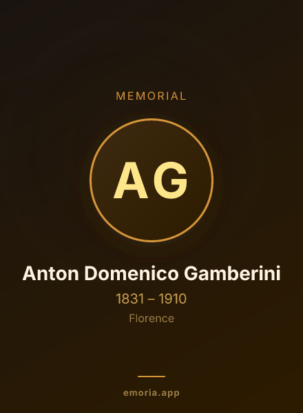 Memorial portrait of Anton Domenico Gamberini