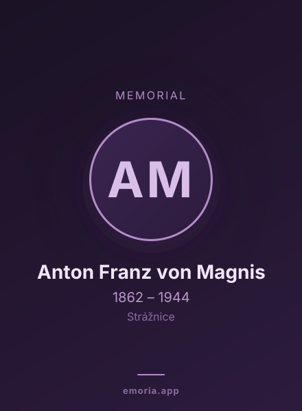 Memorial portrait of Anton Franz von Magnis
