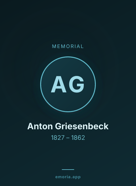 Memorial portrait of Anton Griesenbeck