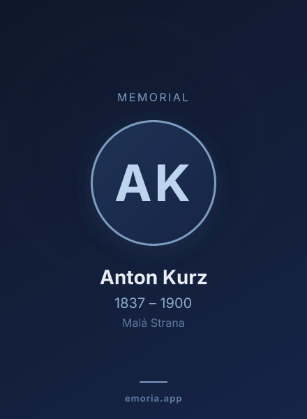 Memorial portrait of Anton Kurz