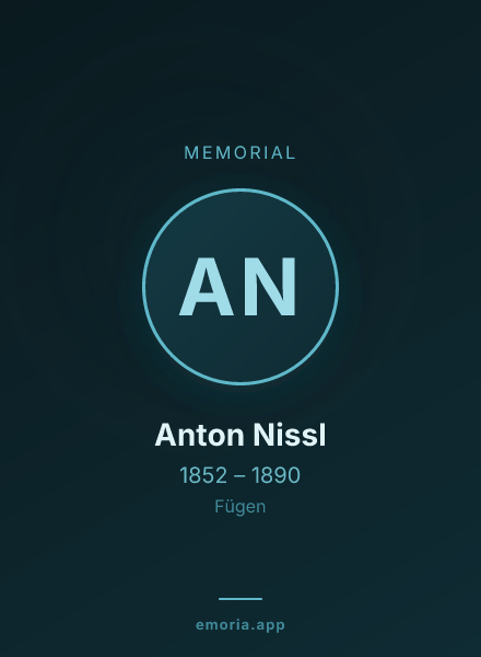 Memorial portrait of Anton Nissl