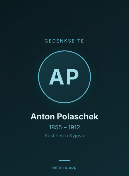 Gedenkportrait von Anton Polaschek
