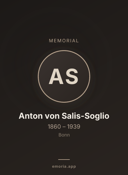 Memorial portrait of Anton von Salis-Soglio