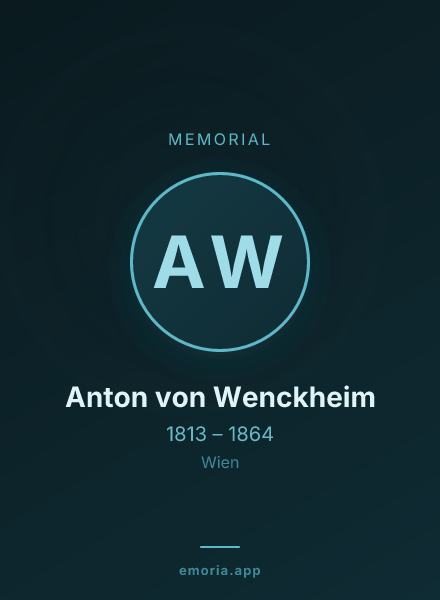 Memorial portrait of Anton von Wenckheim