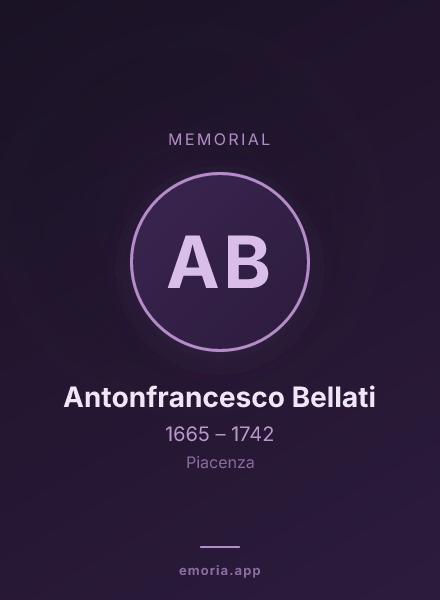Memorial portrait of Antonfrancesco Bellati