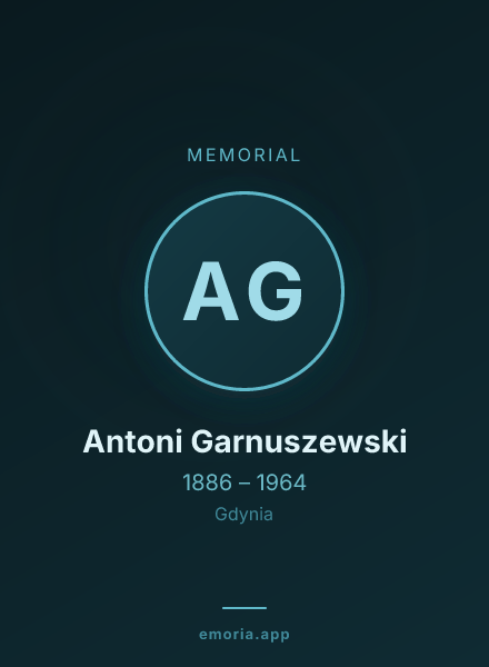 Memorial portrait of Antoni Garnuszewski