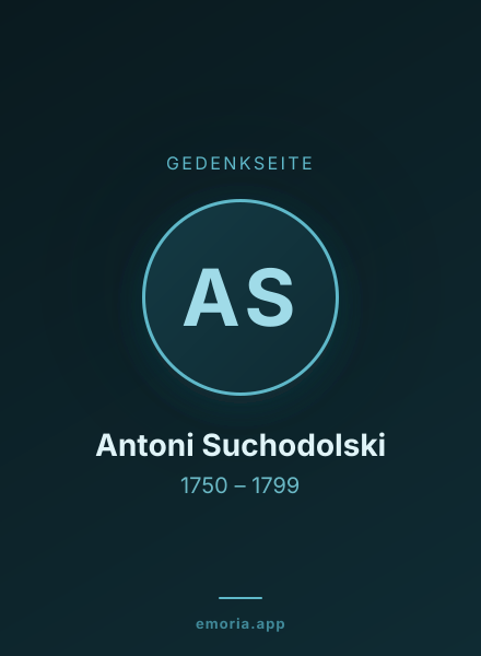 Gedenkportrait von Antoni Suchodolski