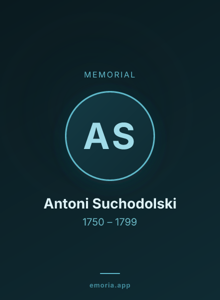 Memorial portrait of Antoni Suchodolski