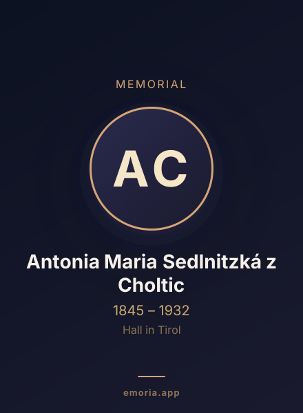Memorial portrait of Antonia Maria Sedlnitzká z Choltic