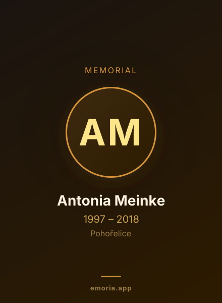 Memorial portrait of Antonia Meinke