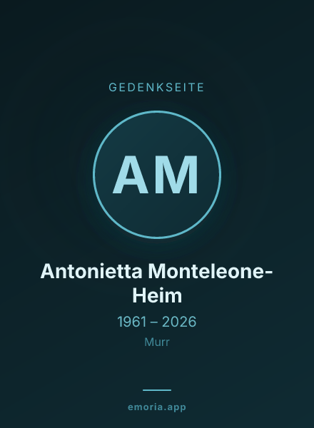 Gedenkportrait von Antonietta Monteleone-Heim