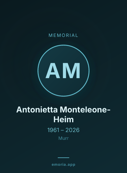 Memorial portrait of Antonietta Monteleone-Heim
