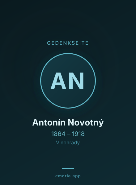 Gedenkportrait von Antonín Novotný