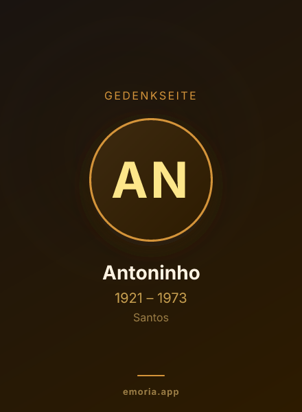 Gedenkportrait von Antoninho