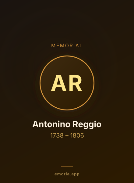 Memorial portrait of Antonino Reggio