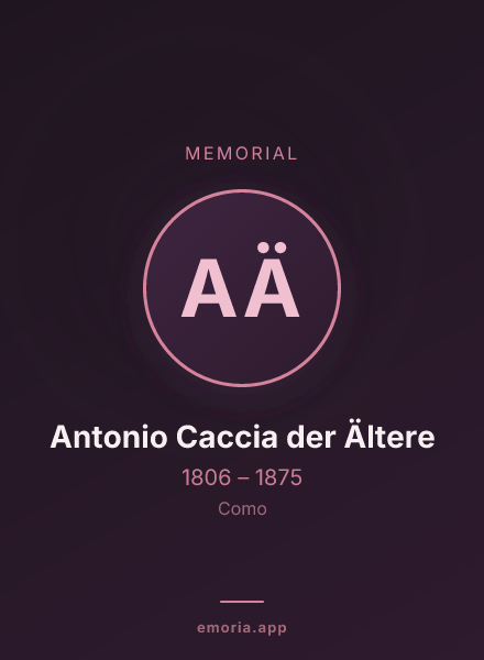 Memorial portrait of Antonio Caccia der Ältere