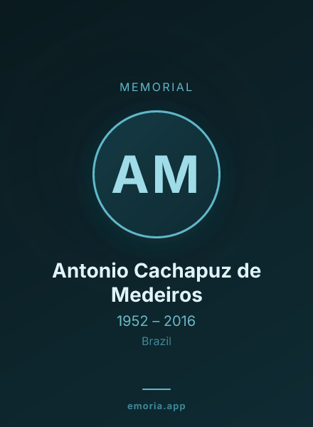 Memorial portrait of Antonio Cachapuz de Medeiros