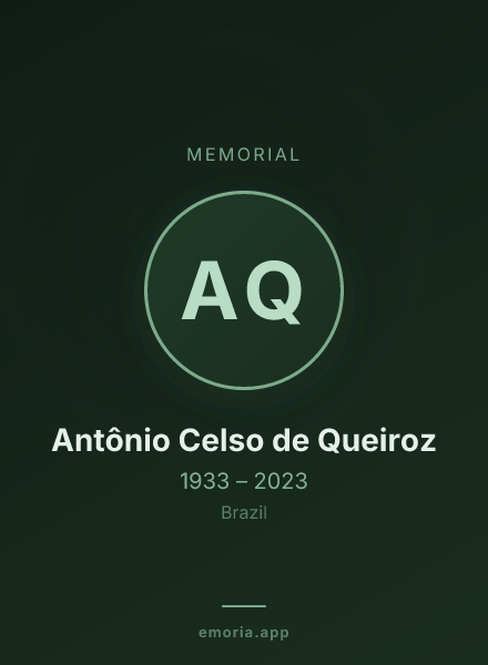 Memorial portrait of Antônio Celso de Queiroz