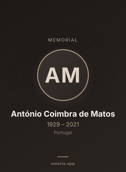 Memorial portrait of António Coimbra de Matos
