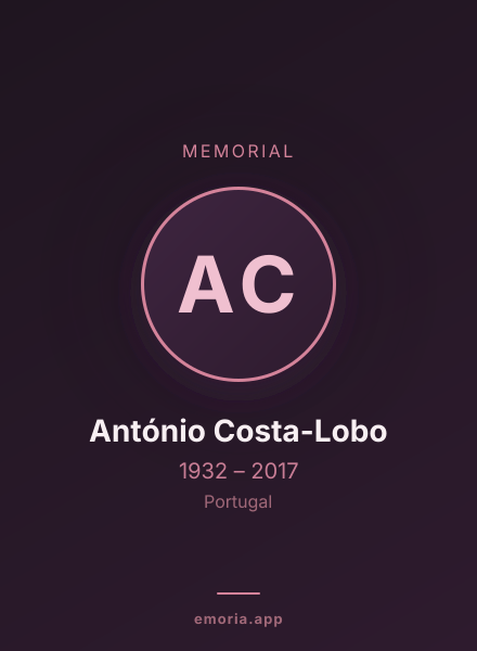 Memorial portrait of António Costa-Lobo