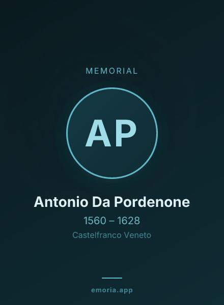 Memorial portrait of Antonio Da Pordenone