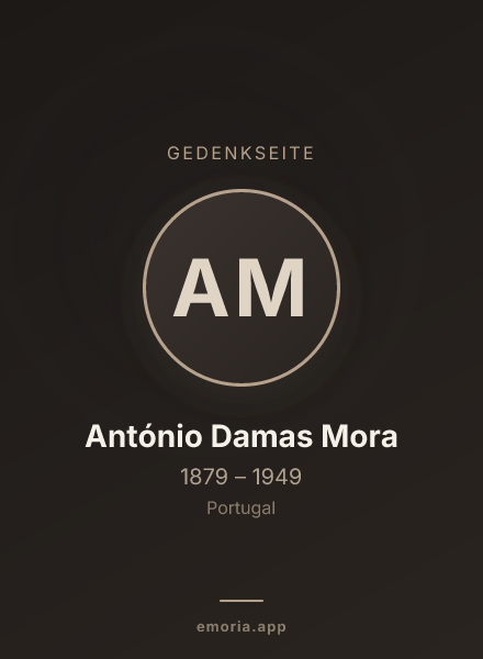 Gedenkportrait von António Damas Mora