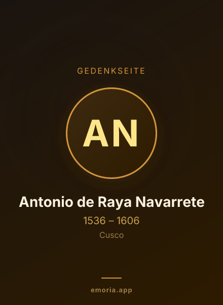 Gedenkportrait von Antonio de Raya Navarrete