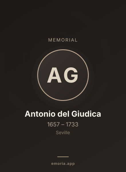 Memorial portrait of Antonio del Giudica