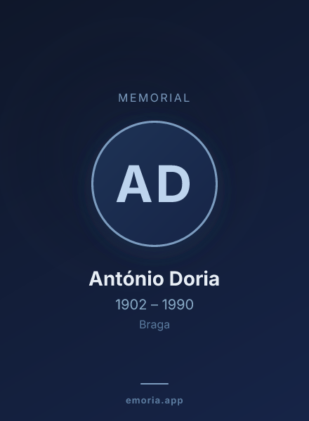 Memorial portrait of António Doria