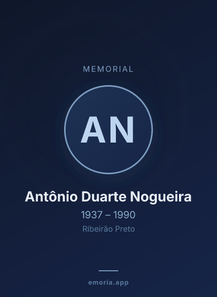 Memorial portrait of Antônio Duarte Nogueira