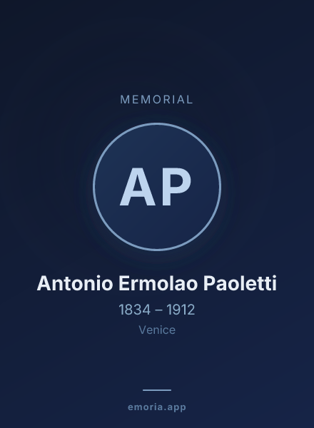 Memorial portrait of Antonio Ermolao Paoletti