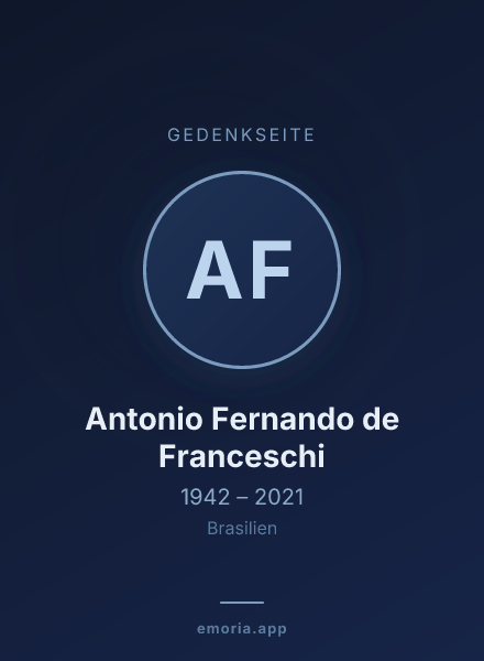 Gedenkportrait von Antonio Fernando de Franceschi