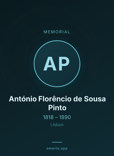 Memorial portrait of António Florêncio de Sousa Pinto