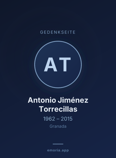 Gedenkportrait von Antonio Jiménez Torrecillas
