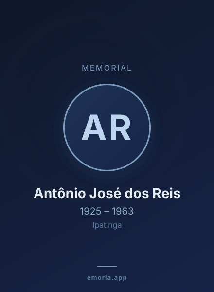 Memorial portrait of Antônio José dos Reis