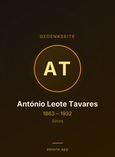 Gedenkportrait von António Leote Tavares