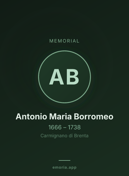 Memorial portrait of Antonio Maria Borromeo