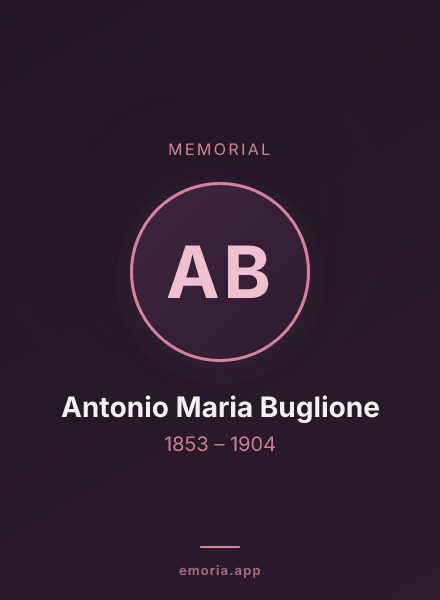 Memorial portrait of Antonio Maria Buglione