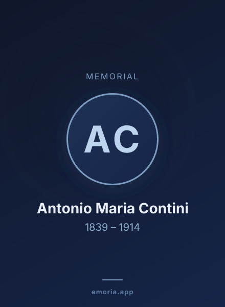 Memorial portrait of Antonio Maria Contini