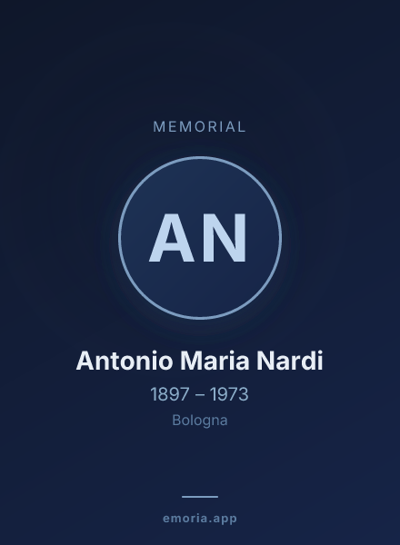 Memorial portrait of Antonio Maria Nardi