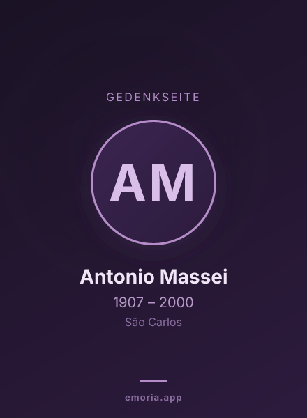 Gedenkportrait von Antonio Massei